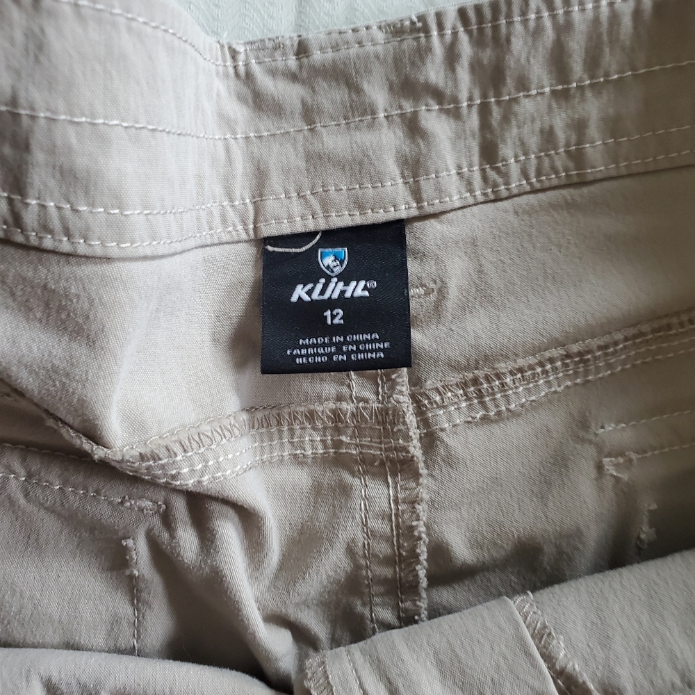 Kuhl beige cargo shorts, Size 12 - Picture 7 of 7